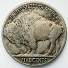 Original Carving 1916 Buffalo Nickel Hobo Nickel Folkart