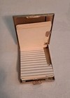 Vintage Metal Flip Address Book Mini Picked Sized Green