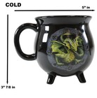 Wicca Sabbats Wheel Of The Year Mabon Dragon Heat Color Changing Cauldron Mug