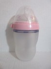 1 Comotomo Baby Bottle Soft Hygienic Silicone Natural Feel Pink 8oz Med Flow