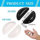 15 Pair Eyeglass Nose Pads  Soft Silicone Nose Pads For Glasses  D-shaped Ant   