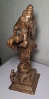 Vtg Brass Hindu Statue Dancing Ganesha Nepal Elephant God 11  Heavy 5lbs India