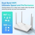 Wifi Router  Dual Band Wireless Internet Router  Long Range Ac1200 For Home Wpa3