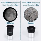 Telmu Telescope 70mm Aperture 400mm Az Mount Astronomical Refracting Telescope