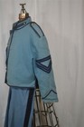 Antique Military Uniform Civil War Replica 3 Pieces Chest 42 Blue Wool Stripes 