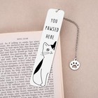Cute Cat Bookmarks For Women Men Funny Cat Lover Gifts For Friends Coworkers