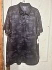 Reebok Men s Golf Polo Shirt 3xl Black Short Sleeve  100  Polyester