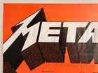 Metallica Barcelona Spain Sept 17 1987 Tour Poster   Rare   Metal Church