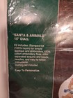 Bucilla Felt Applique Christmas Stocking Kit Santa With The Little Animals 15 