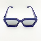 Louis Vuitton Z1165e 1 1 Millionaires Blue Frame Grey Lens Sunglasses