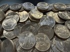 Silver Peace Dollar Au bu Lot Of 5  1 Silver Coins