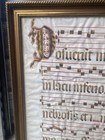 Illuminated Medieval Manuscript Leaf From A Book Of The Dead 1400-1500