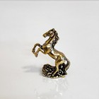 Handmade Brass Rearing Horse Figurine Gold Tone Metal Statue Desk Decor Gift 2  