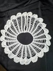 Vintage Cotton White Crocheted Women s Detachable Wide 7  Dress Collar