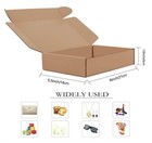 5-25pcs 8inx5 5inx1 6in Shipping Boxes Set Small Cardboard Shipping Box Mailers
