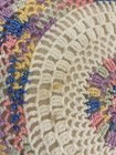 2 Vintage Hand Crocheted Doiliespastel Colors 12  Round Cottage Chic Grannycore