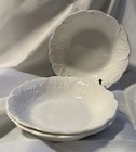 Coalport Countryware Wedgwood Cabbage Leaf Coupe Cereal Bowls White Set Of 3