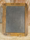 Antique National School Slate Co  Germ Proof Slate Double Sided Chalk Board