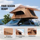 Uimoso Soft Shell Rooftop Tent W  Ladder For 2-3 Person Waterproof For Suv truck