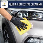 3pcs Microfiber Cleaning Cloth Towel Rag Car Polishing No Scratch Auto Detailing