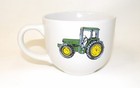 Vintage Jumbo John Deere Tractor Soup Coffee Cup Mug