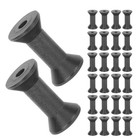  30 Pcs Vintage Wooden Spool Diy Spools Embroidery Weaving Bobbins