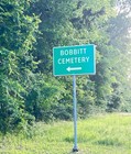 Bobbitt Cemetery Augusta Tx Old Vintage Wood Sign Road Highway Municipal Texas