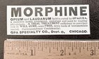 Morphine Opium laudanum Drug Habits Cured 1902 Opacura Quack Medicine Print Ad