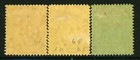 Cayman Islands 64-66 Sg60-63 Mh 1921-22 Kgv Wmk Mult Crown Ca Short Set 3 5 Cv 5