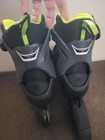 Rollerblade Zetrablade Elite Inline Skates Black gray With Green Wheels