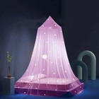Bed Canopy For Girls Mosquito Net  Princess Bed Canopy For Girls Ro    Fast Ship