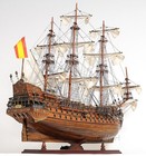 San Felipe Medium Ship Model Handmade Wooden Ship Fully Assembled