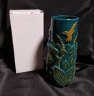 Zaya Rum Green Glazed Ceramic Tiki Mug Cup Glass With Hummingbird New