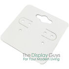 100pc 2x2  Inch White Paper Earrings Display Hanging Cards For Accessory Jewelry
