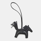 Hermes So Black Milo Leather Grigri Rodeo Bag Charm Pm