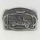Vintage 1990s Belt Buckle Saylor Township Volunteer Fire Department