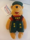 The Disney Store Plush October Fest Pooh 8    Bean Bag With Tags