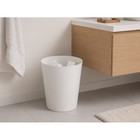 Classic White Plastic Trash Can  premium Quality 