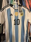 Adidas Argentina Lionel Messi  10 Soccer Jersey Fifa World Cup 2022 - Men   s L