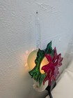 Ganz Midwest Poinsettia Bubble Glitter Light Midwest Gloves Night Light