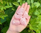 4 Oz Brazil Rose Quartz Rough Natural Stones   a  Grade Crystals Bulk Lot
