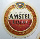 Imported Amstel Light Original  Lot Of 10 Beer Coasters 4  Diameter