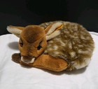 Vintage Steiff Lorli Spotted Fawn Bedded Down Deer Ear Tag 1831 38 Curled Up Vgc