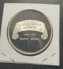 Gold Bar Mine Beatty Nevada Rare Proof Coin 1 Troy Oz  999 Fine Silver Round 999
