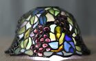 Quoizel Collection Grape Stained Glass Lamp Light Shade  Tiffany Style 8 5 