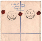 Palestine Jordan Occ   arab Legion  Cover Nablus Reg Air 1956 Gb Military Ma54