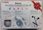 Audio Essentials 3pk Bluetooth Speaker  Headphones   Earbuds Includes 3 Microusb