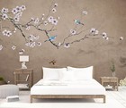 3d Purple Flowers G5721 Wallpaper Wall Murals Removable Self-adhesive Erin