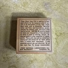 Antique 1920s White   s Black Crow Cold Pills Medicine Box 