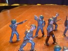 9 Antique Barclay Manoil Cast Lead Ww2 Army Soldiers
